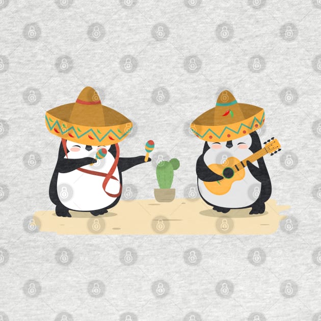 Penguins in sombrero by CraftCloud